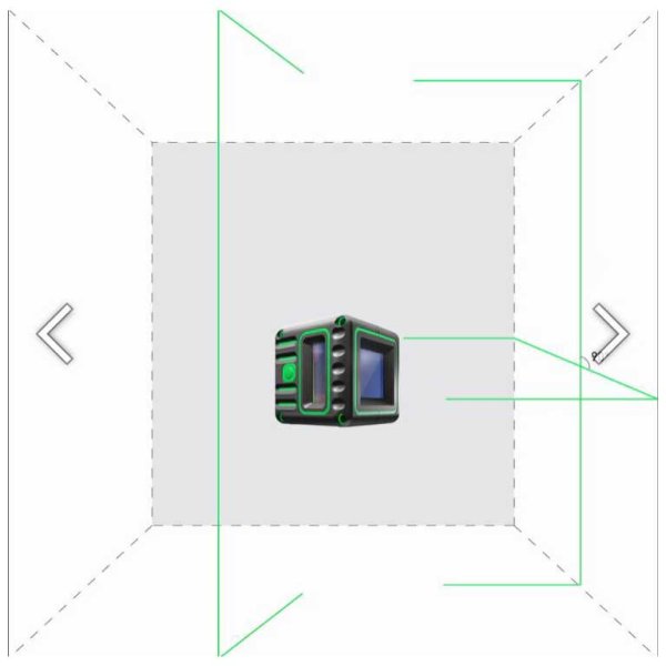 تراز لیزری آدا ADA مدل CUBE 3D لیزر سبز
