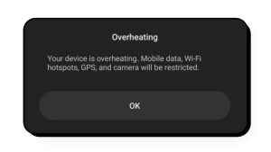 خطای overheat یا داغ کردن بیش از حد گوشی