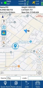 تعداد ماهواره‌ها در برداشت RTK 